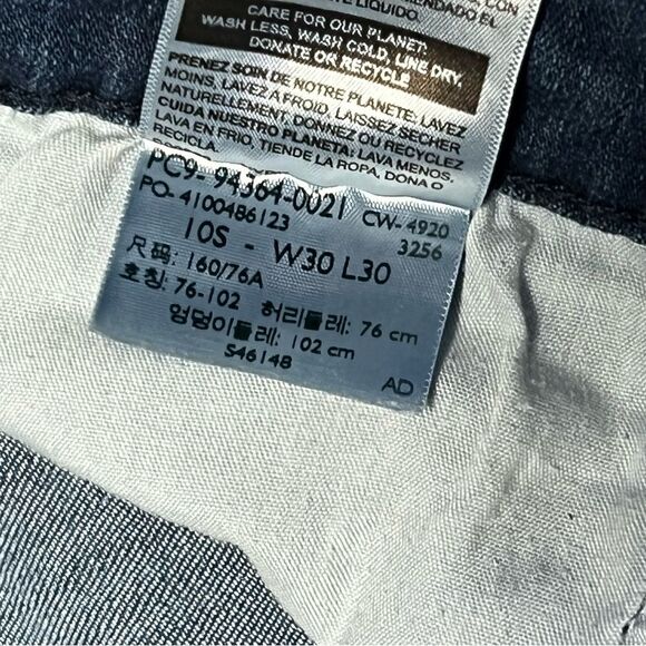 Levi Mid Rise Bootcut Jeans 10 Petite - Picture 8 of 9